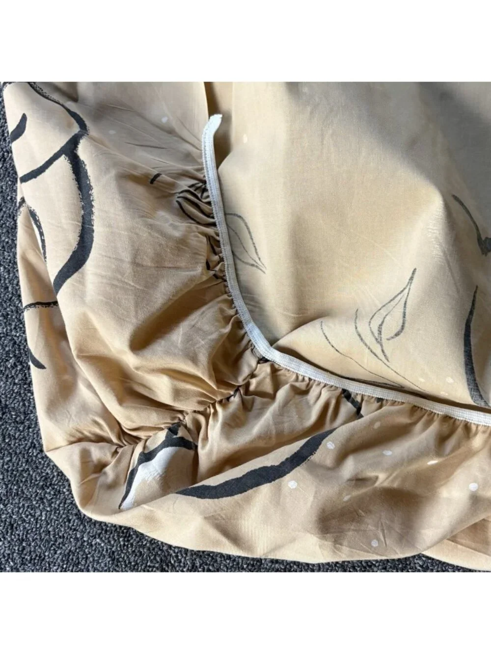 Vintage 70s SPRINGMAID Alex West Twin Size Fitted Sheet Koala Bear Mom & Baby